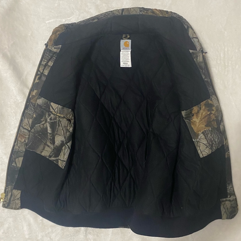 Men’s Vintage Carhartt X Real Tree XL Camo Insulated Jacket J143 CMO